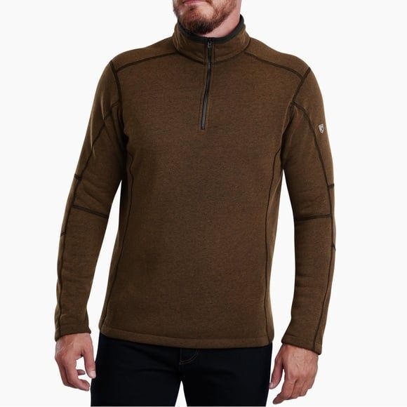 KÜHL TEAM MERINO 1/4 ZIP brown - Picture 1 of 11